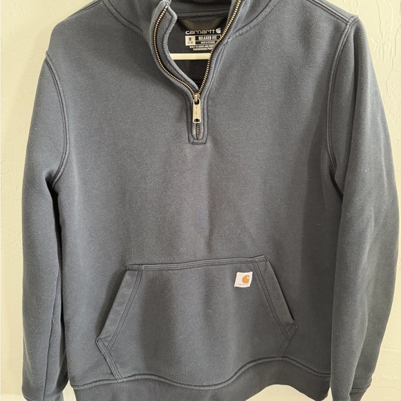 Carhartt Women’s 3/4 Zip Navy Pullover - Picture 3 of 3